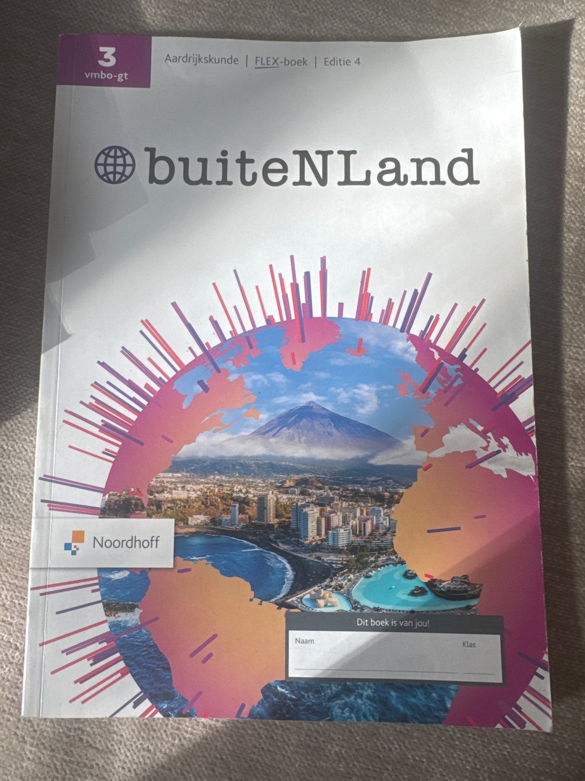 Aardrijkskunde vmbo-gt 3 buitenNLand FLEX-boek Ed. 4, Verzenden, Nieuw, VMBO, Aardrijkskunde
