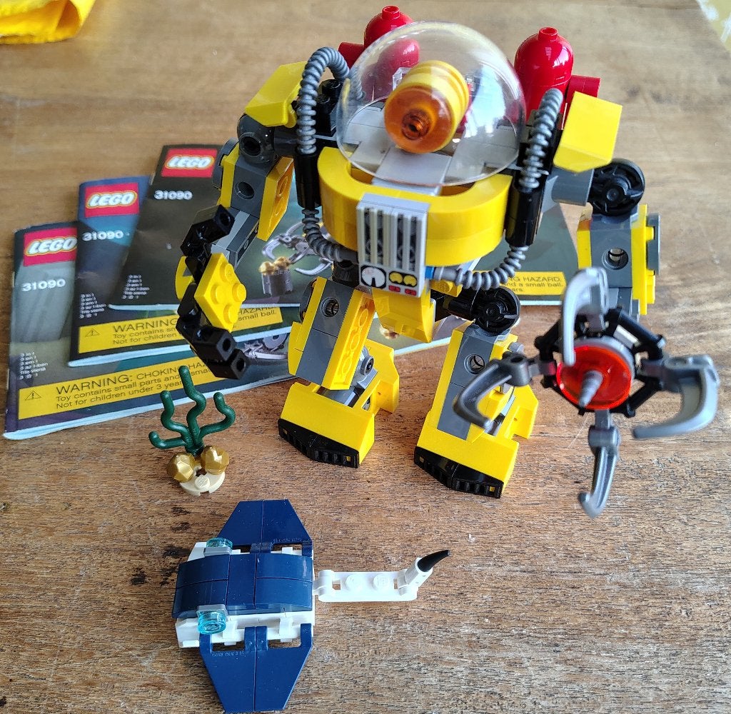 Lego Creator - Underwater Robot (31090), Kinderen en Baby's, Speelgoed | Duplo en Lego, Ophalen of Verzenden, Gebruikt, Complete set
