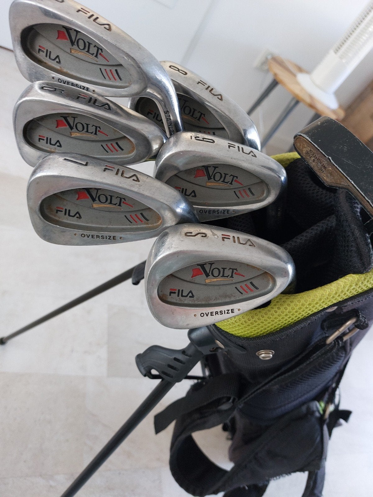 Fila Volt Oversize Golfset met Tas en Gebruikerssporen, Ophalen, Gebruikt, Set, Overige merken