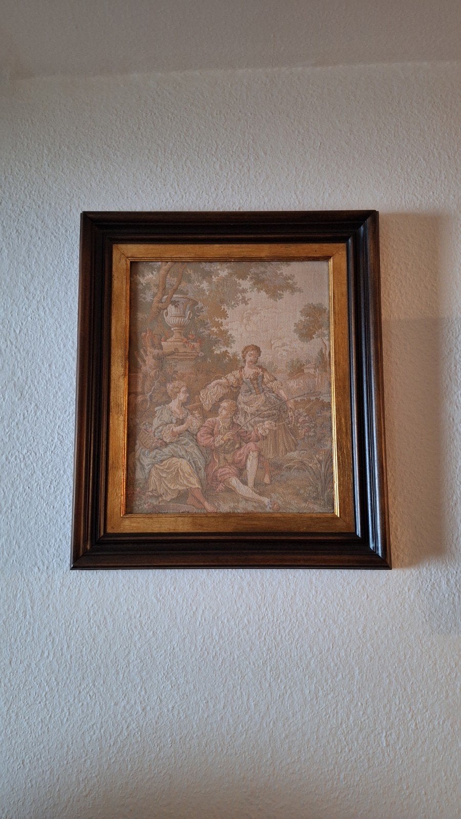 Antieke gobelin twee stuks, Antiek en Kunst, Curiosa en Brocante, Ophalen
