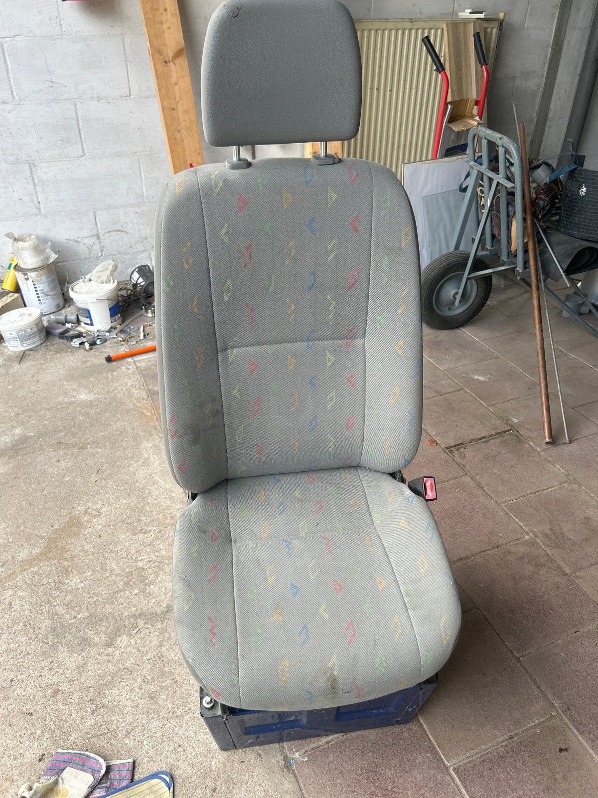 Volkswagen T4 bijrijdersstoel met draaiplateau, Auto-onderdelen, Ophalen, Gebruikt, Volkswagen