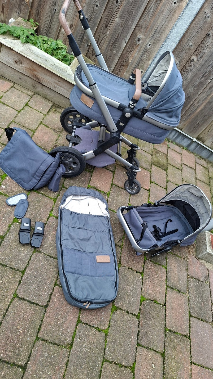 Joolz Day kinderwagen met veel accessoires, Gebruikt, Met reiswieg, Ophalen, Kinderwagen
