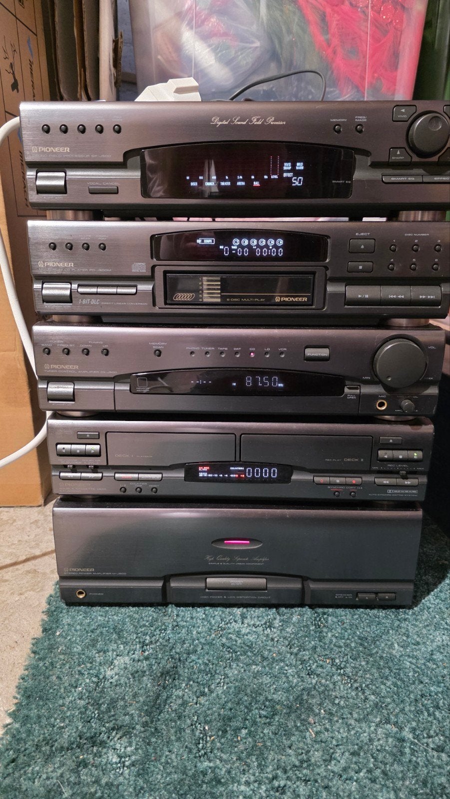 Pioneer Stereoset met CD-speler, Cassettedeck en Tuner, Audio, Tv en Foto, Ophalen, Gebruikt, Losse componenten, Cassettedeck