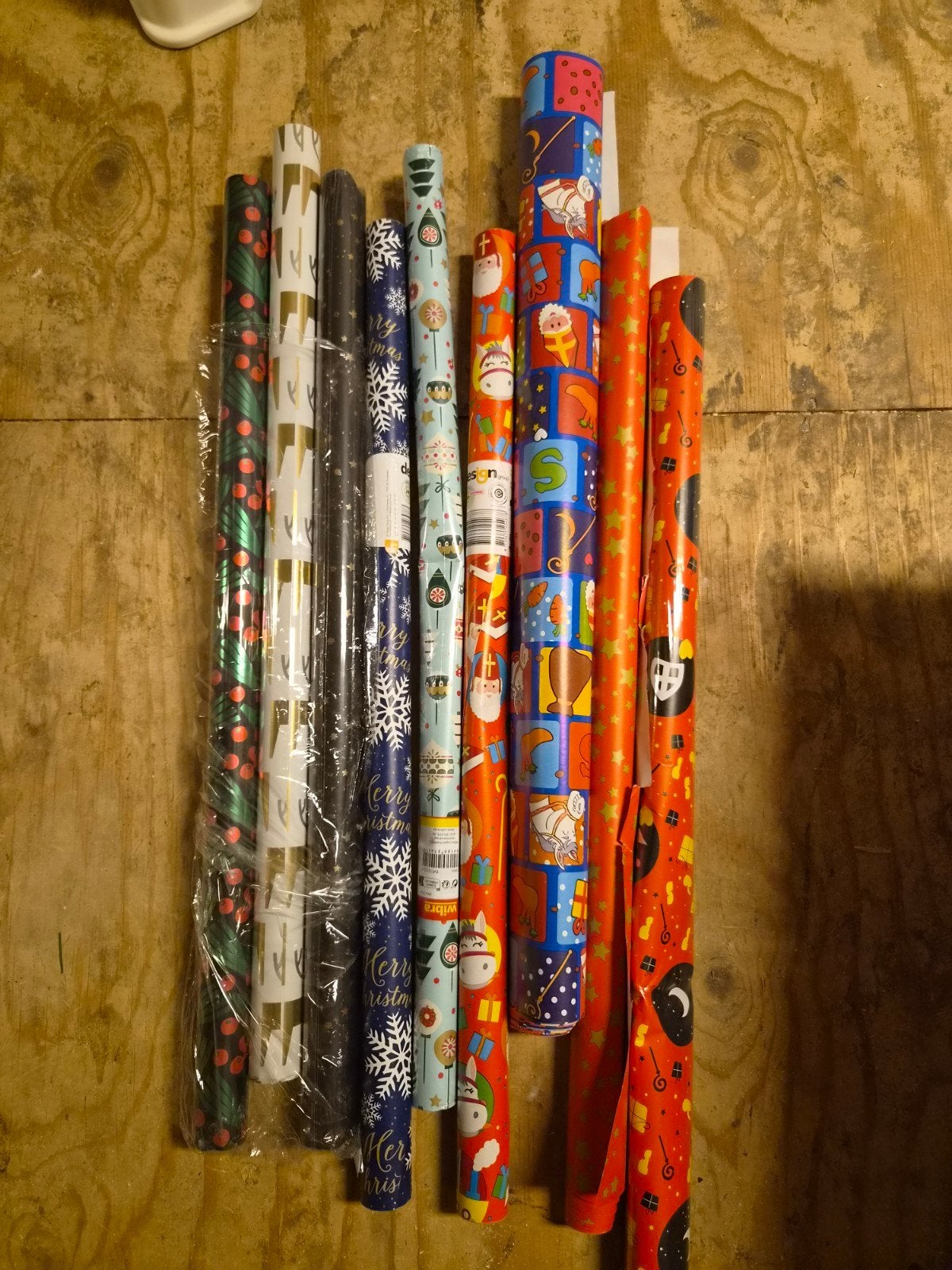 Inpakpapier, kerst sinterklaas, Ophalen, Nieuw