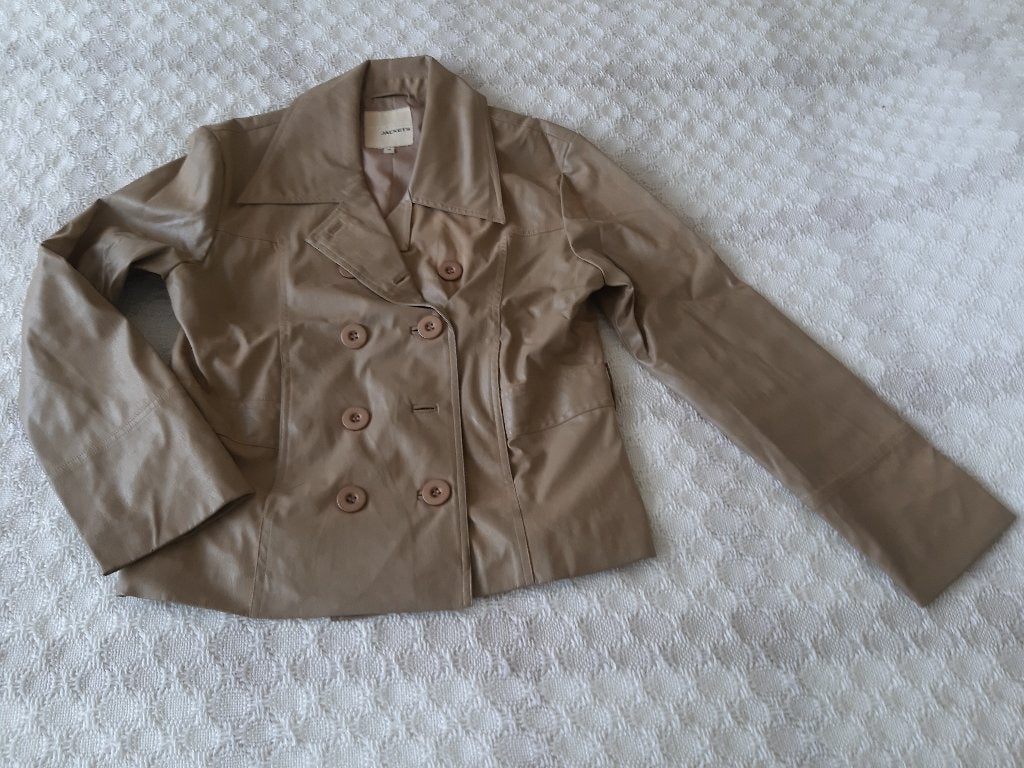 lichtbruin jasje New View Jackets maat M (maat 38/40), Kleding | Dames, Bruin, Zo goed als nieuw, New View Jackets, Jasje