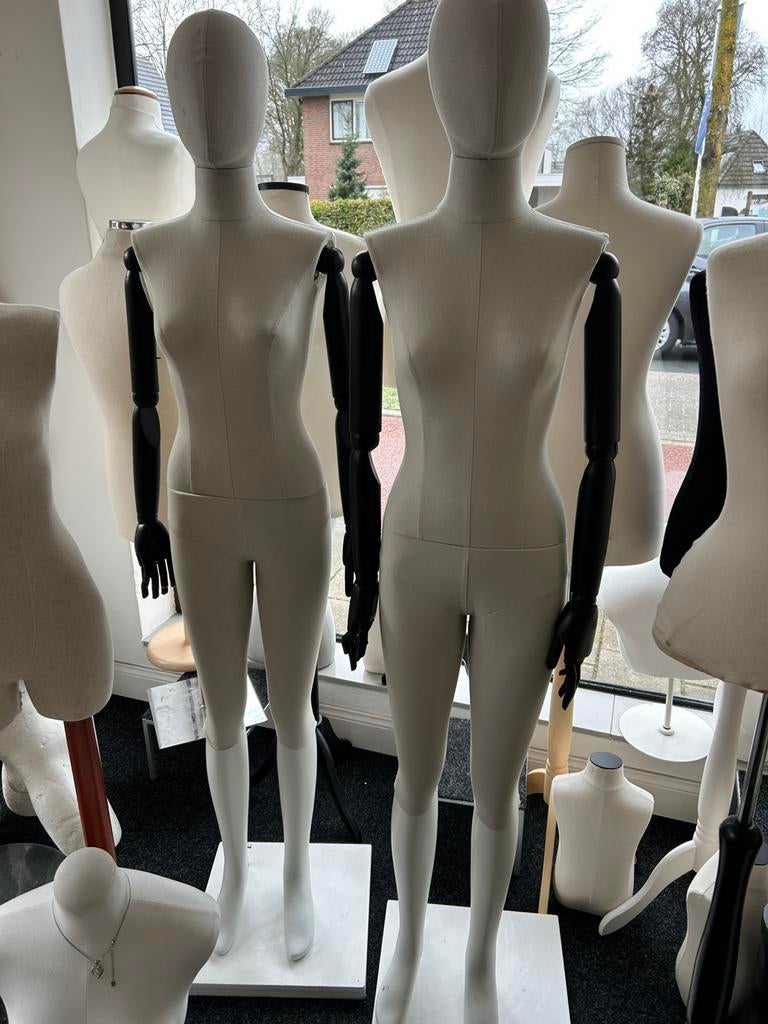 vintage dames etalagepoppen paspop met verstelbare armen, Kleding | Dames, Overige Dameskleding, ., Ophalen of Verzenden, Zo goed als nieuw