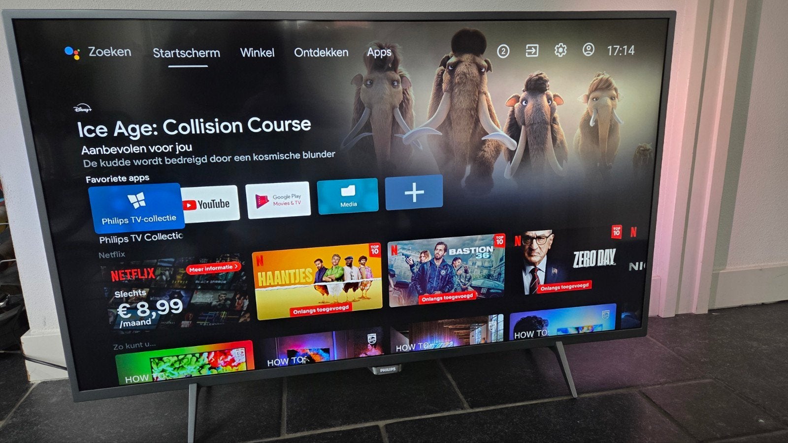 Philips 4K UHD Smart TV met Ambilight 43PUS6401/12, Ophalen, Philips, LED, 50 Hz