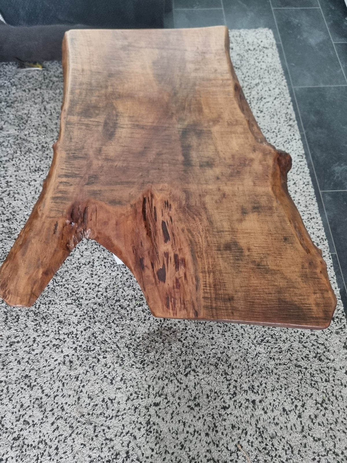 Aparte salontafel, 100 tot 150 cm, Zo goed als nieuw, Metaal, Rechthoekig