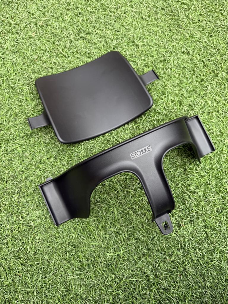 Stokke babyset zwart, Ophalen of Verzenden, Gebruikt, Meegroeistoel