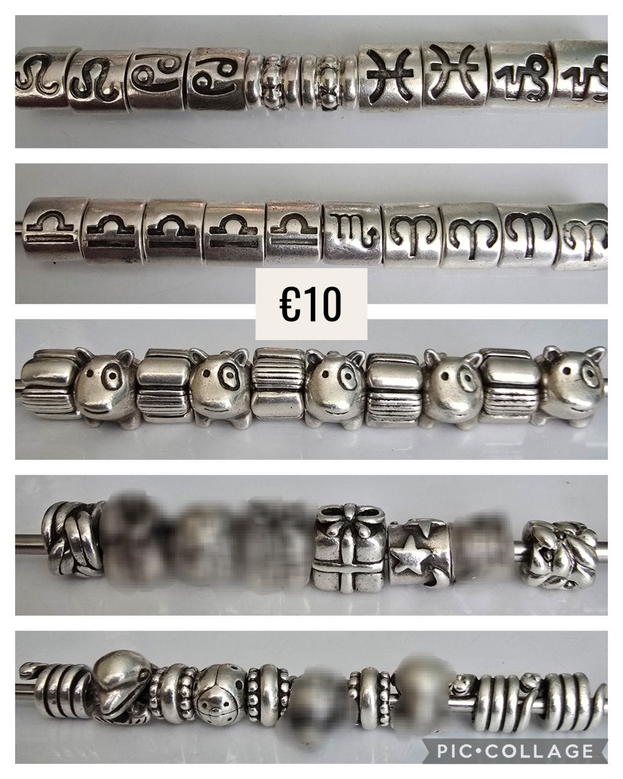 Prachtige originele zilveren Pandora bedels, Sieraden, Tassen en Uiterlijk, Bedels, Ophalen of Verzenden, Zo goed als nieuw, Zilver
