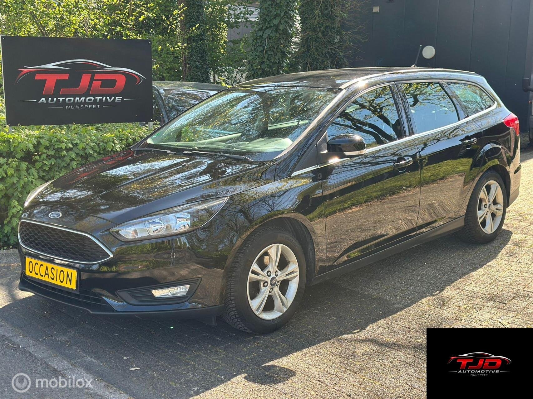 Ford Focus Wagon 1.0 Ecoboost Trend / airco, Gebruikt, Zwart, Overige carrosserieën, Zwart