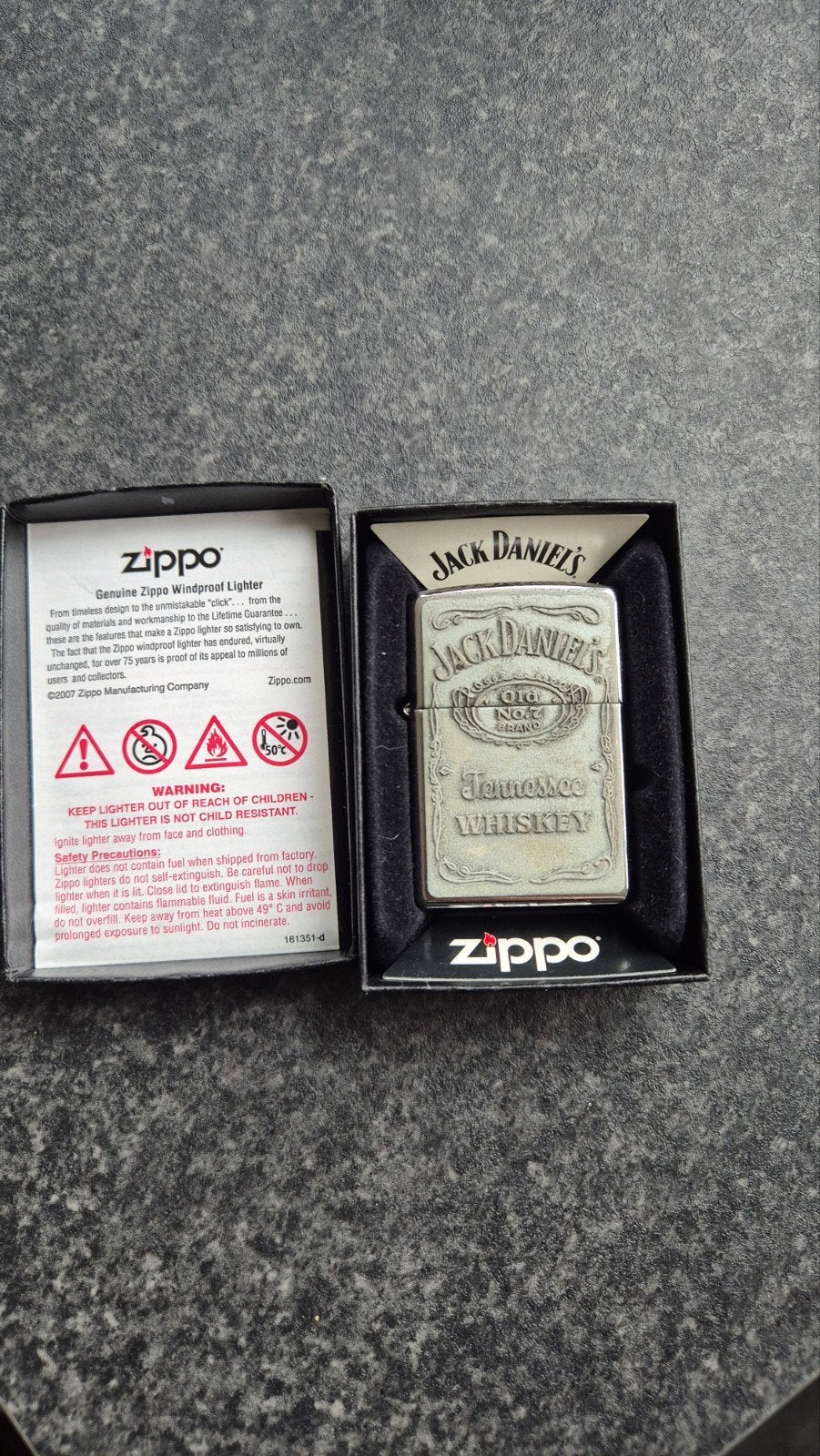 Originele Zippo aansteker Jack Daniel's collectie, Ophalen of Verzenden, Aansteker