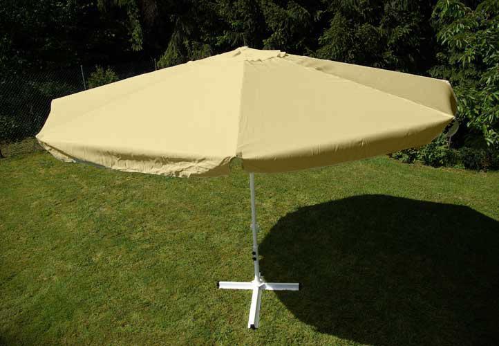 Reuze Parasol. Diameter: 4m. Aluminium/Staal. Kleur Creme, Overige typen, Nieuw, Ophalen of Verzenden, Verstelbaar
