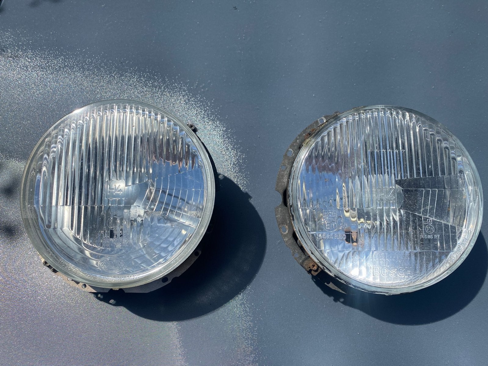 2 Koplampen Golf MK1 - Hella & Bosch, Ophalen, Gebruikt, Volkswagen
