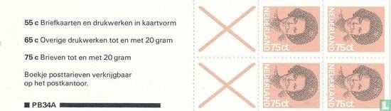 Postzegelboekje pb 34a Beatrix 1986 NL Postfris, Ophalen of Verzenden
