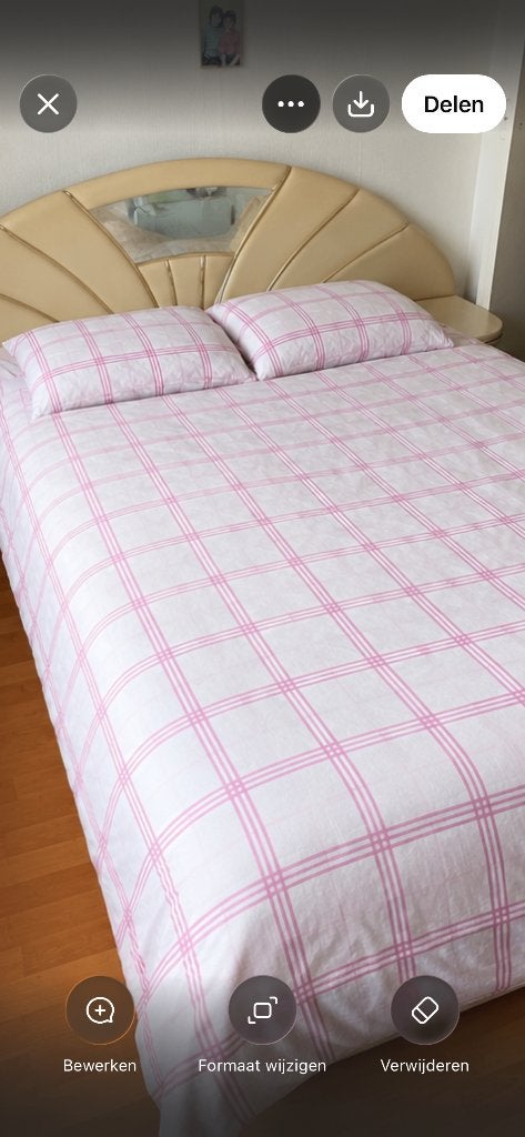 Slaapkamer, Ophalen, Gebruikt, Tweepersoons, Hout