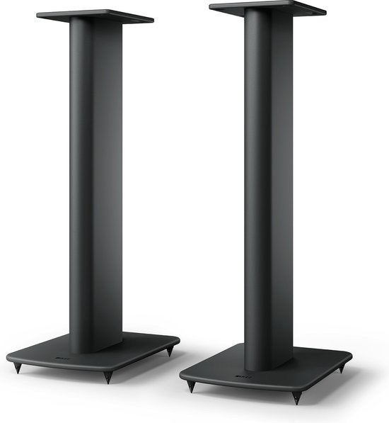 KEF S2 Vloerstaande Luidsprekerstandaarden Zwart, Vloerstaande luidspreker, Inclusief standaarden, Nieuw, Ophalen of Verzenden
