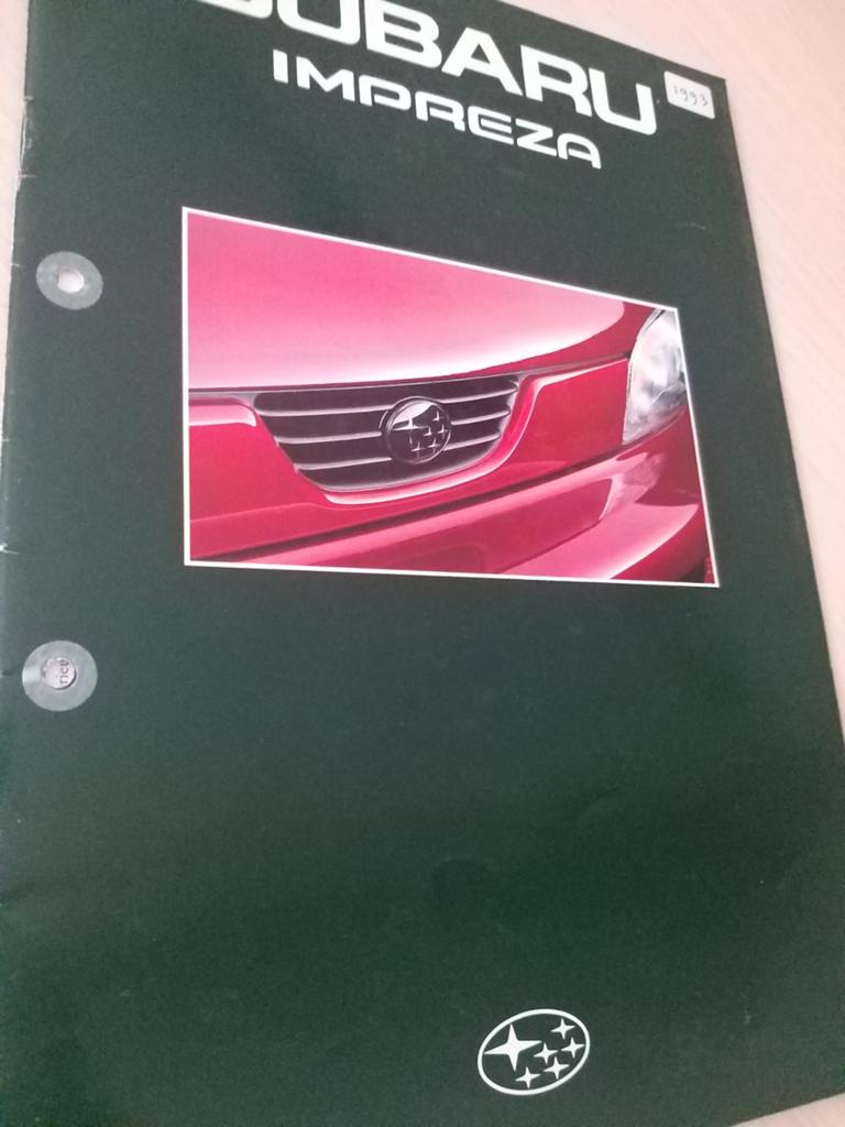 Mooie Nederlandse Subaru Impreza folder met losse bijlage, Ophalen of Verzenden, Zo goed als nieuw, Overige merken