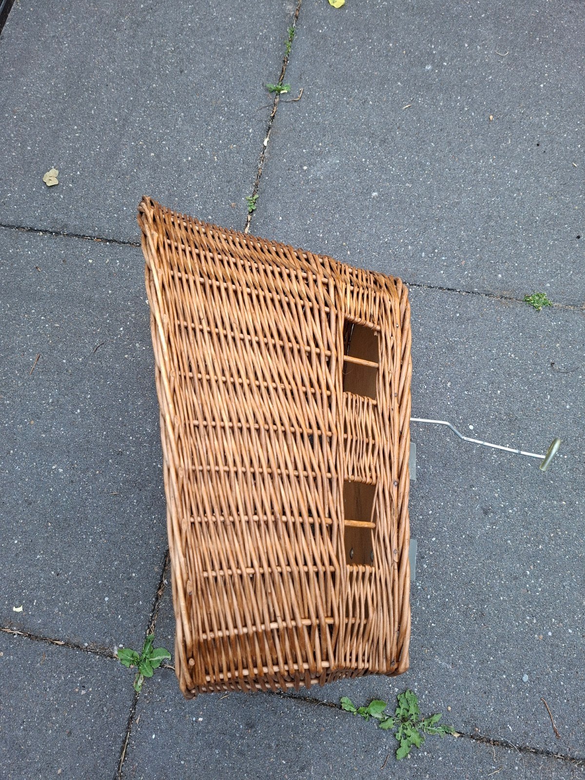 Rotan honden fietsmand voor bagagedrager, Ophalen, Gebruikt
