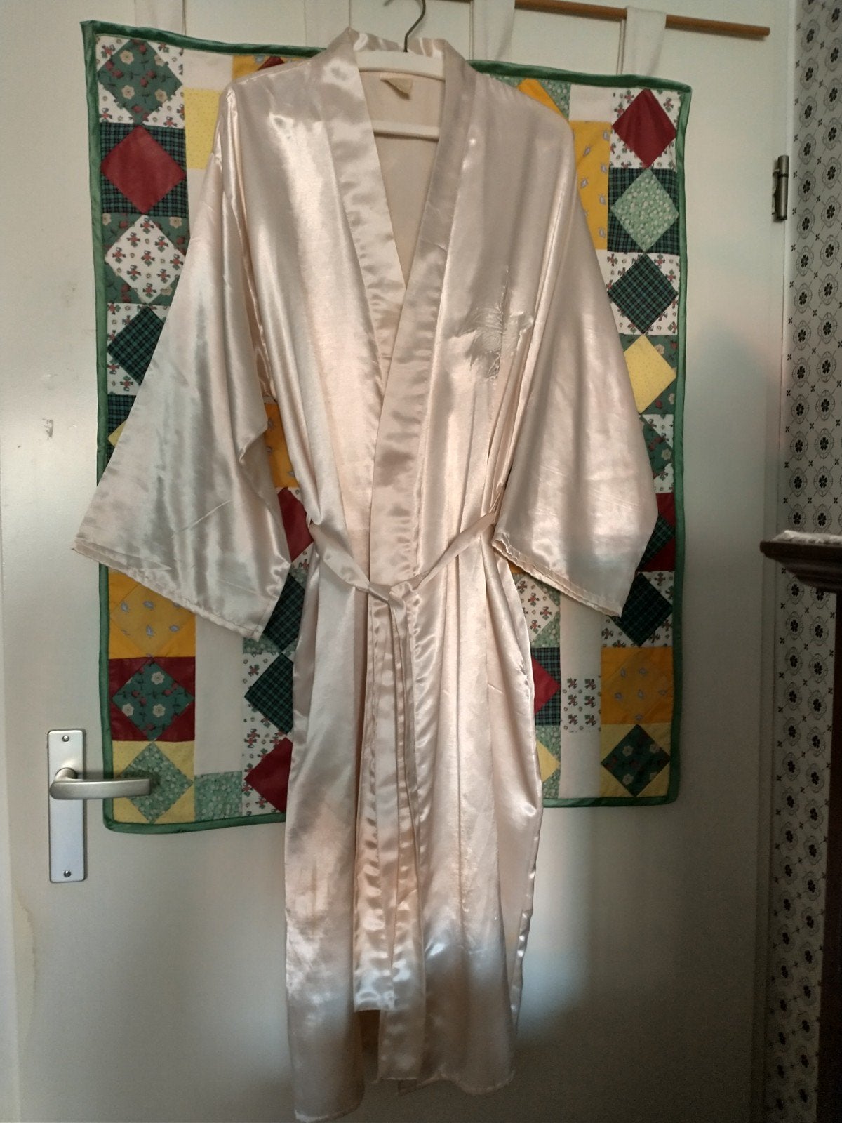 Kimono badjas zomer mt L, Kleding | Dames, Ophalen of Verzenden, Zo goed als nieuw