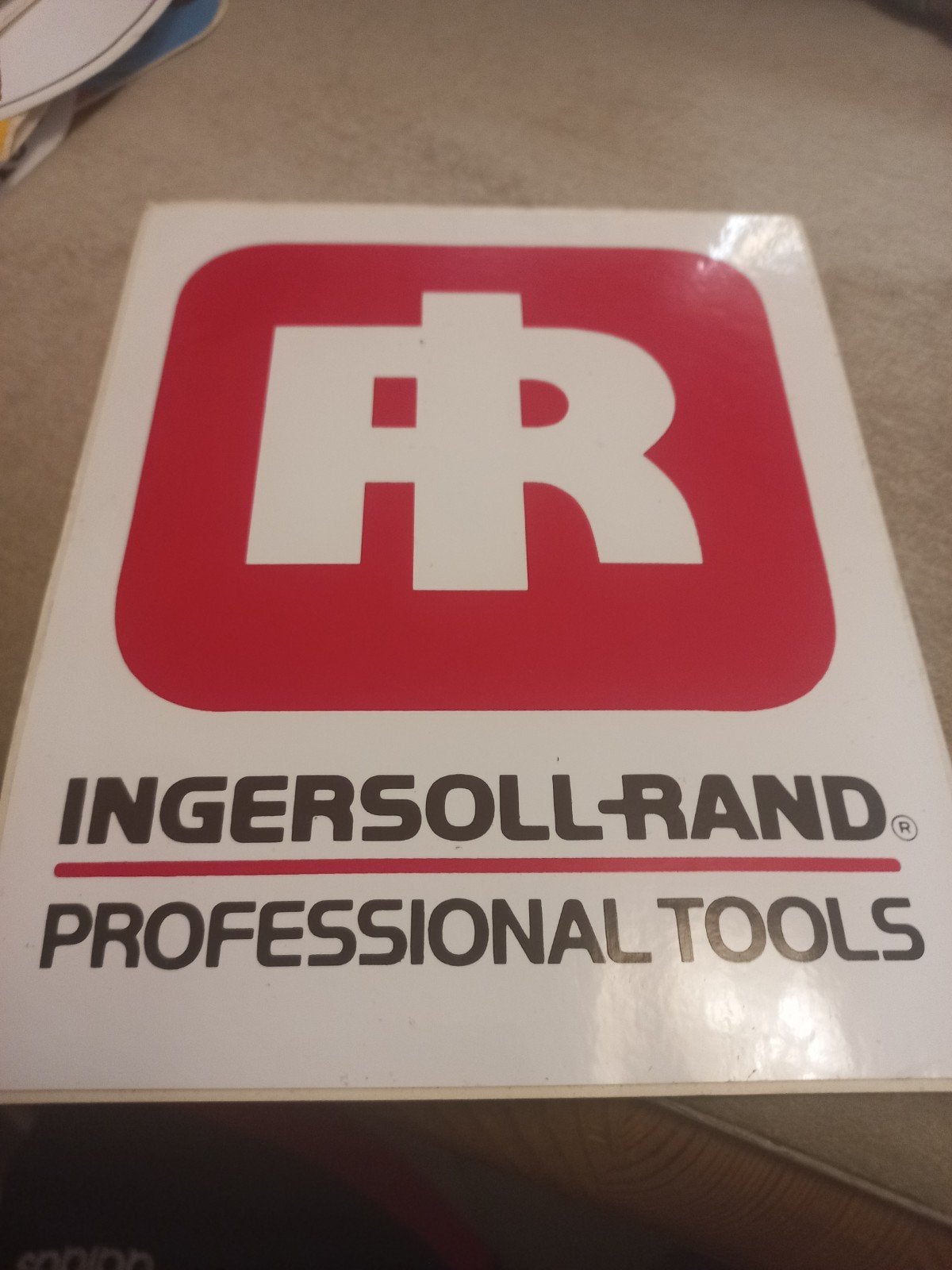 Ingersoll-Rand Professional Tools Sticker, Ophalen of Verzenden, Nieuw