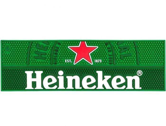 Heineken bar mat 5 stuks, Ophalen of Verzenden, Zo goed als nieuw, Overige typen, Heineken