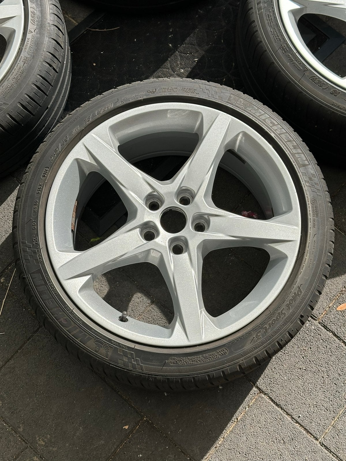 Originele Ford 18 inch lichtmetalen velgen, Ophalen, 18 inch, Gebruikt, Banden en Velgen