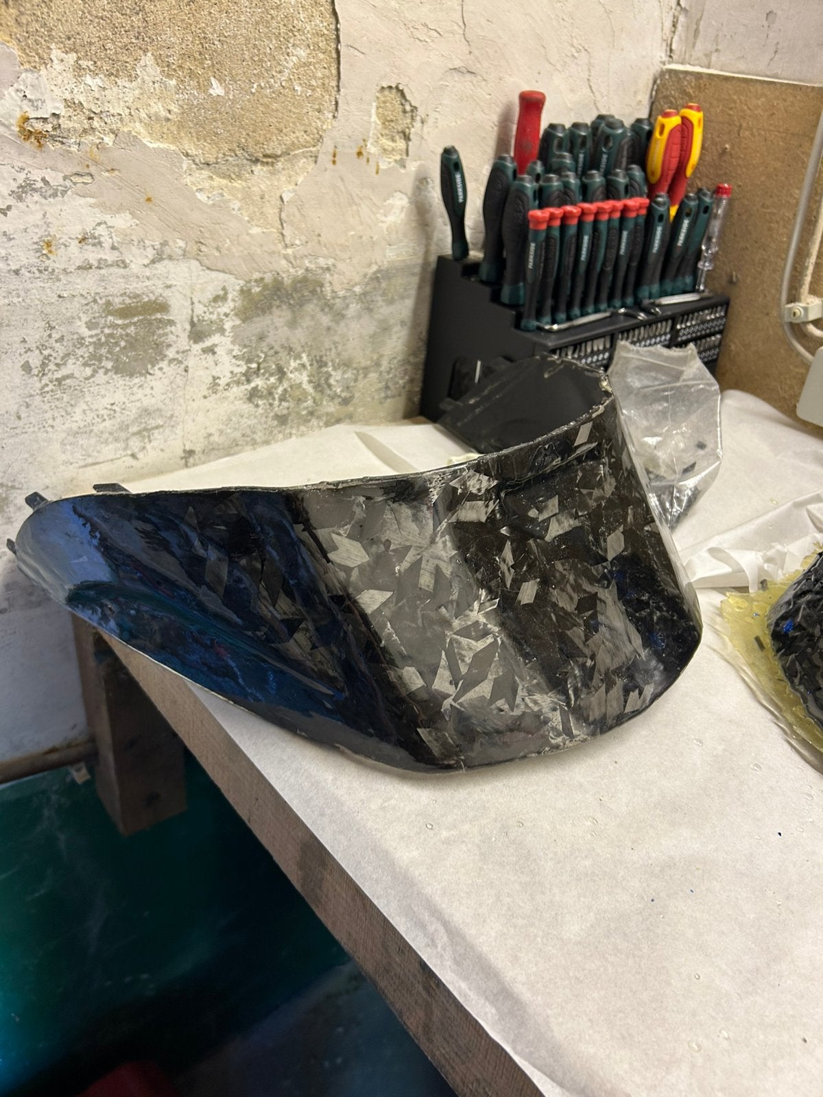 Forged carbon bougiekap zip, Ophalen of Verzenden, Zo goed als nieuw, Board