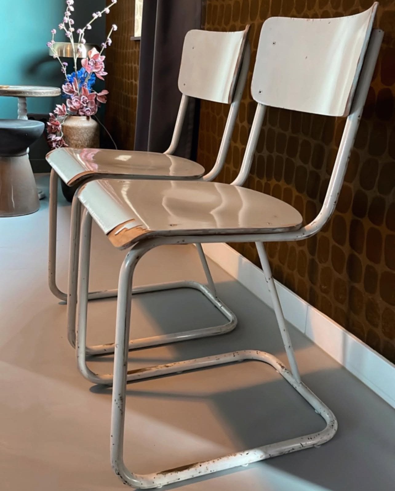 Gispen buisframe stoelen 2 stuks, Ophalen