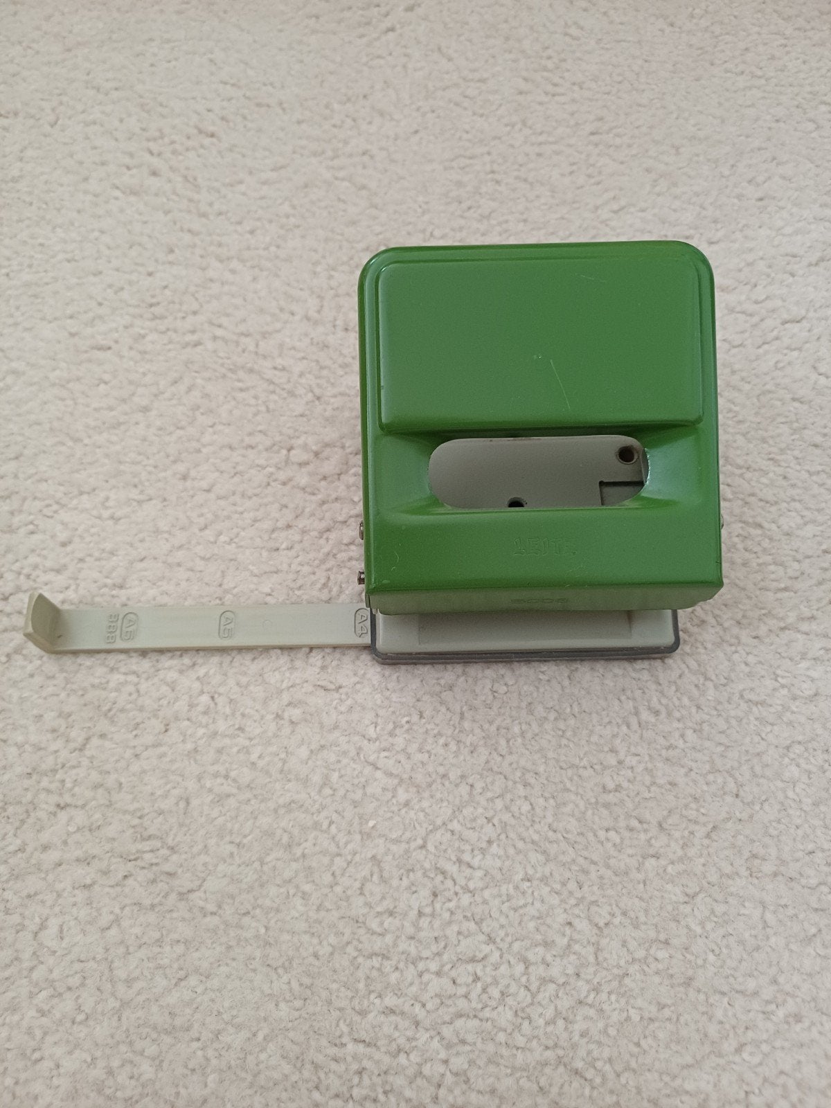 Vintage Leitz perforator groen, Ophalen of Verzenden