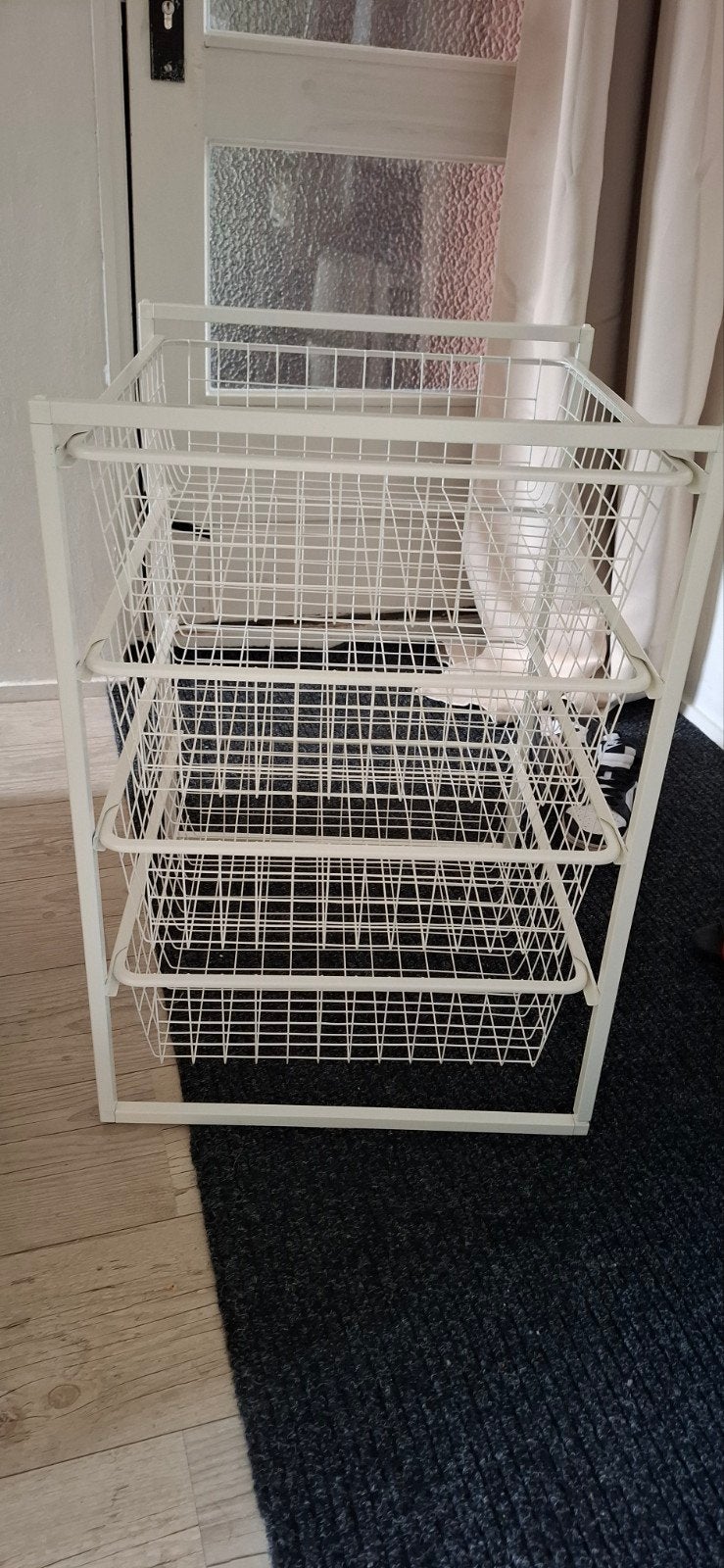 IKEA JONAXEL stellingkast met 4 draadmanden, Ophalen