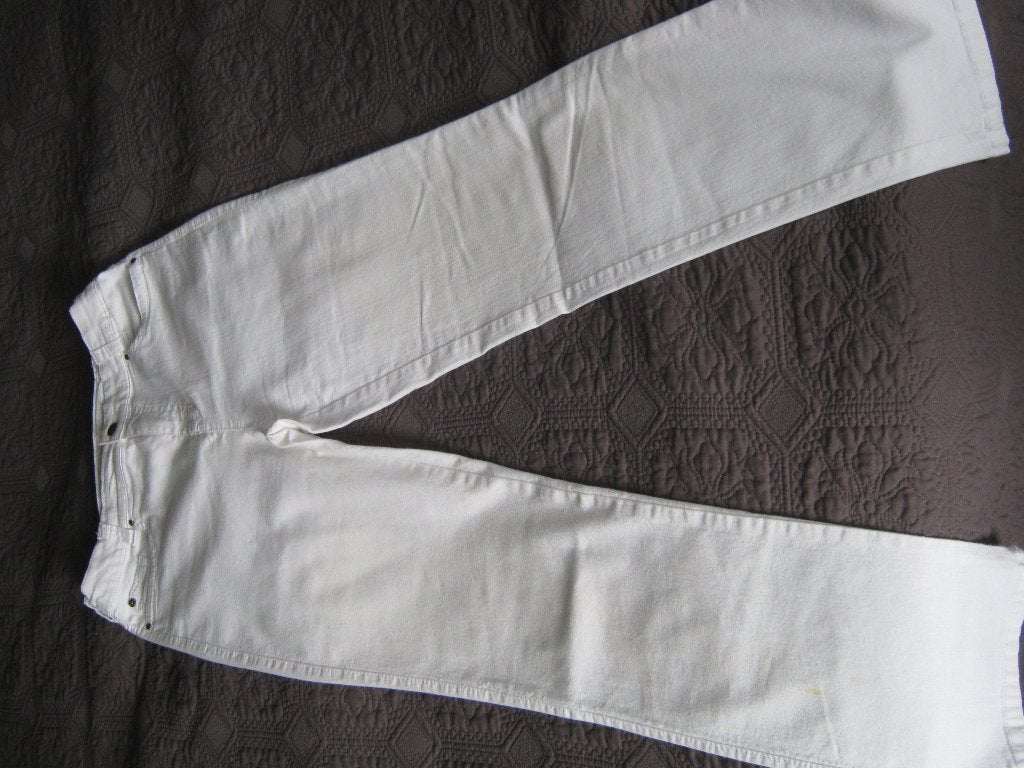 Witte  broek maat 40 van Comfort fit ., Kleding | Dames, Maat 38/40 (M), Wit, Ophalen of Verzenden, Zo goed als nieuw