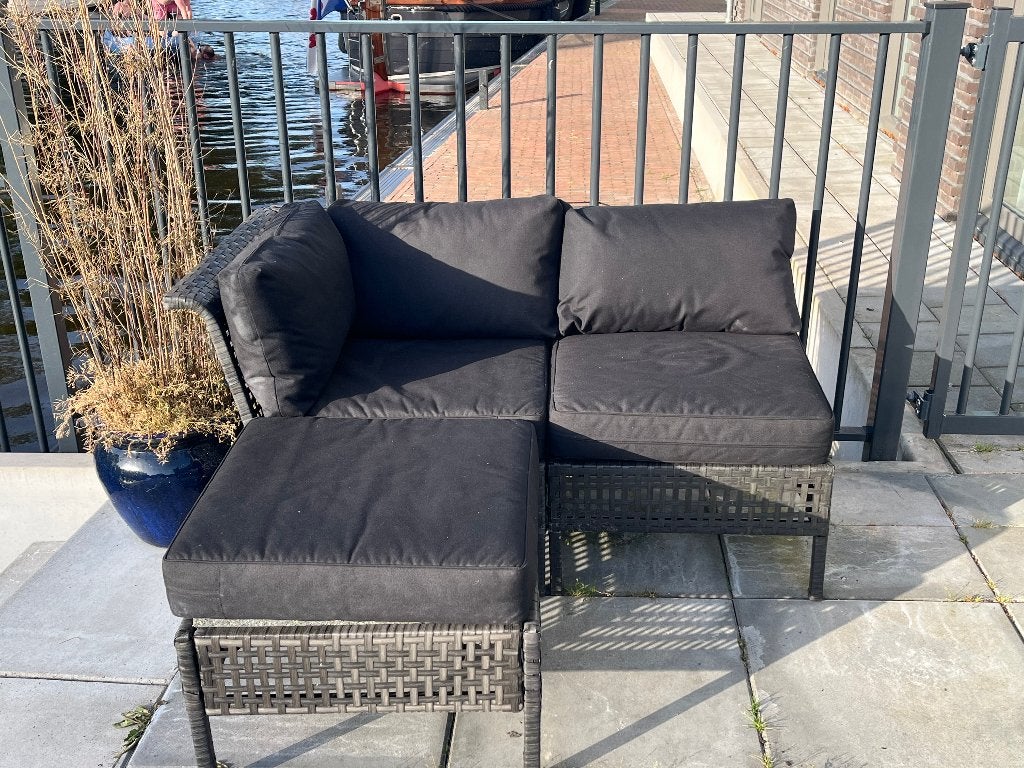 Tuinset, Ophalen, Gebruikt