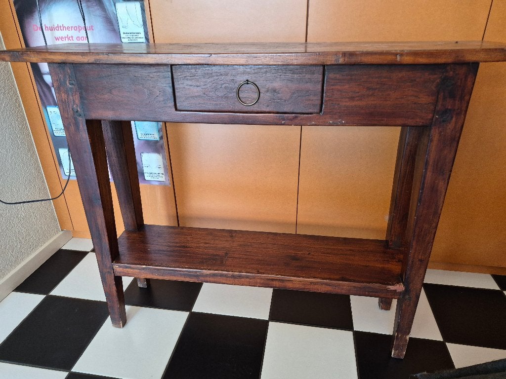 Sidetable, Huis en Inrichting, Tafels | Sidetables, Ophalen, Gebruikt, Zat in Boskoop, Kersenhout