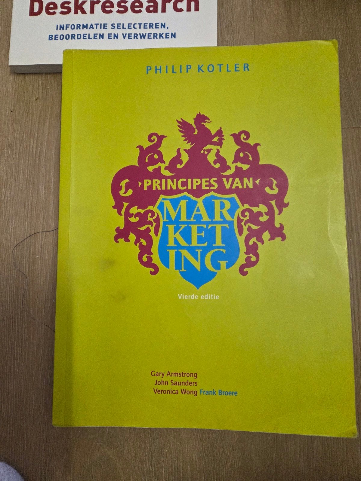 Principes van Marketing - Vierde editie, Boeken, Gelezen, Philip Kotler, Gary Armstrong, John Saunders, Veronica Wong, Gamma, HBO