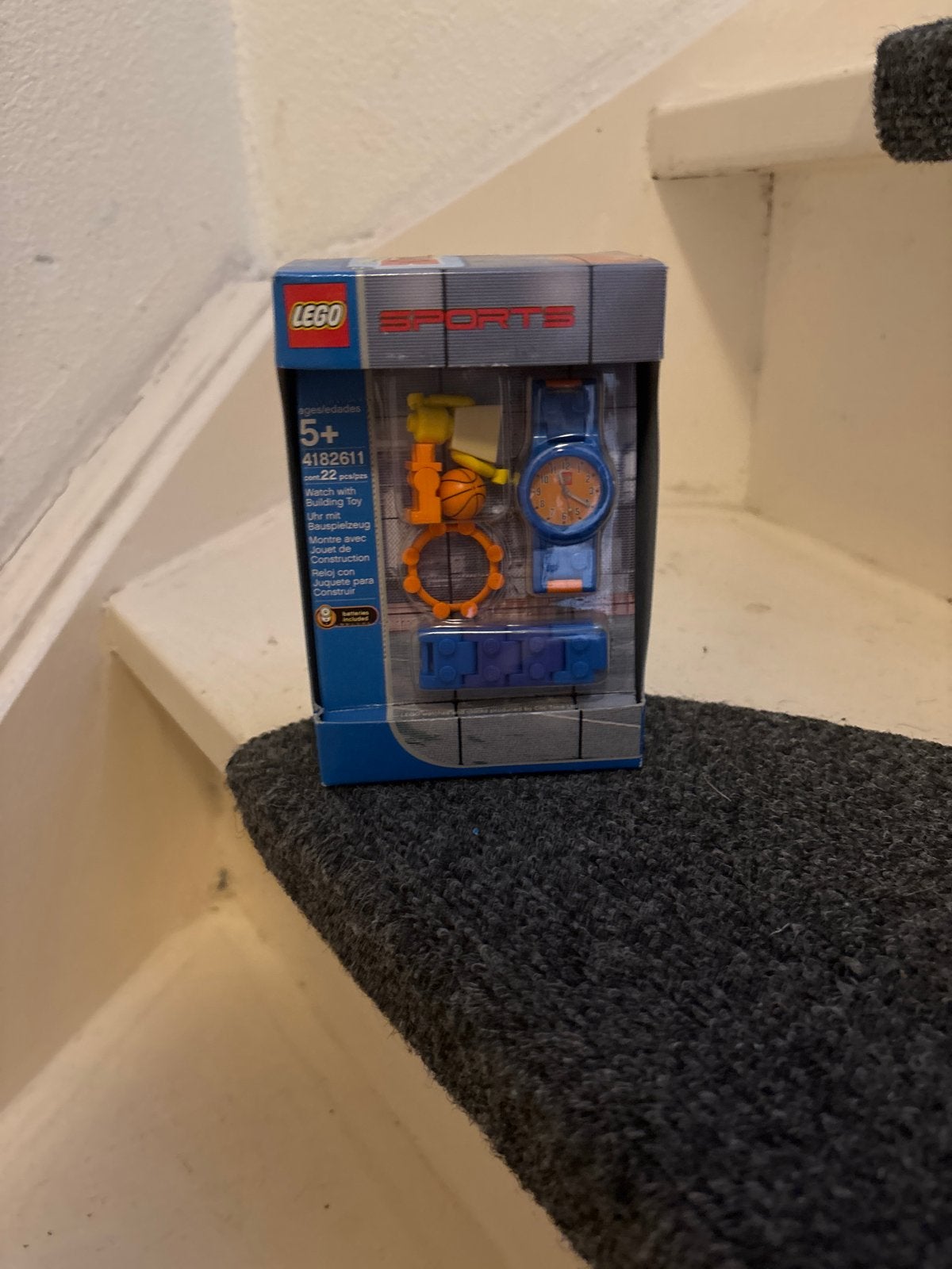Lego Sports Basketbal Horloge - Nieuw in doos, Overige thema's, Lego, Accessoire, Nieuw