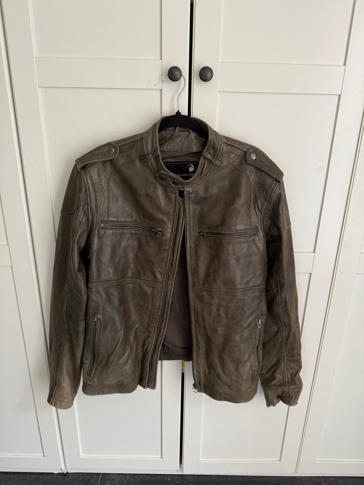 Goosecraft 705 biker jas leder maat XL, Ophalen of Verzenden, Zo goed als nieuw, Maat 46/48 (XL) of groter, Zwart