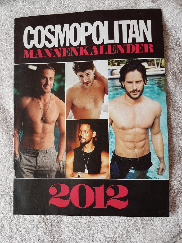 Cosmopolitan mannenkalender 2012, klein scheurtje, Ophalen of Verzenden, Maandkalender