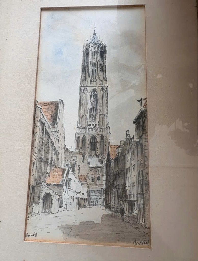 ets van Bob Brommel, Antiek en Kunst, Ophalen of Verzenden, Ets