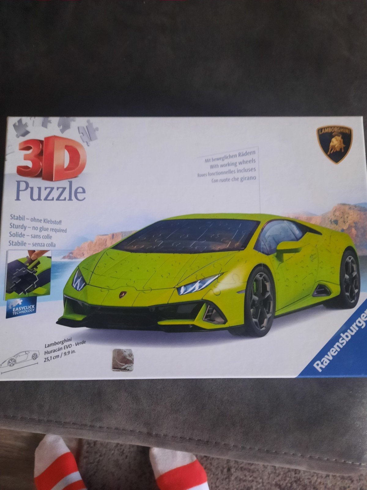 Ravensburger 3D Puzzel Lamborghini Huracán EVO Verde, Hobby en Vrije tijd, Ophalen, Minder dan 500 stukjes, Nieuw, Rubik's of 3D-puzzel