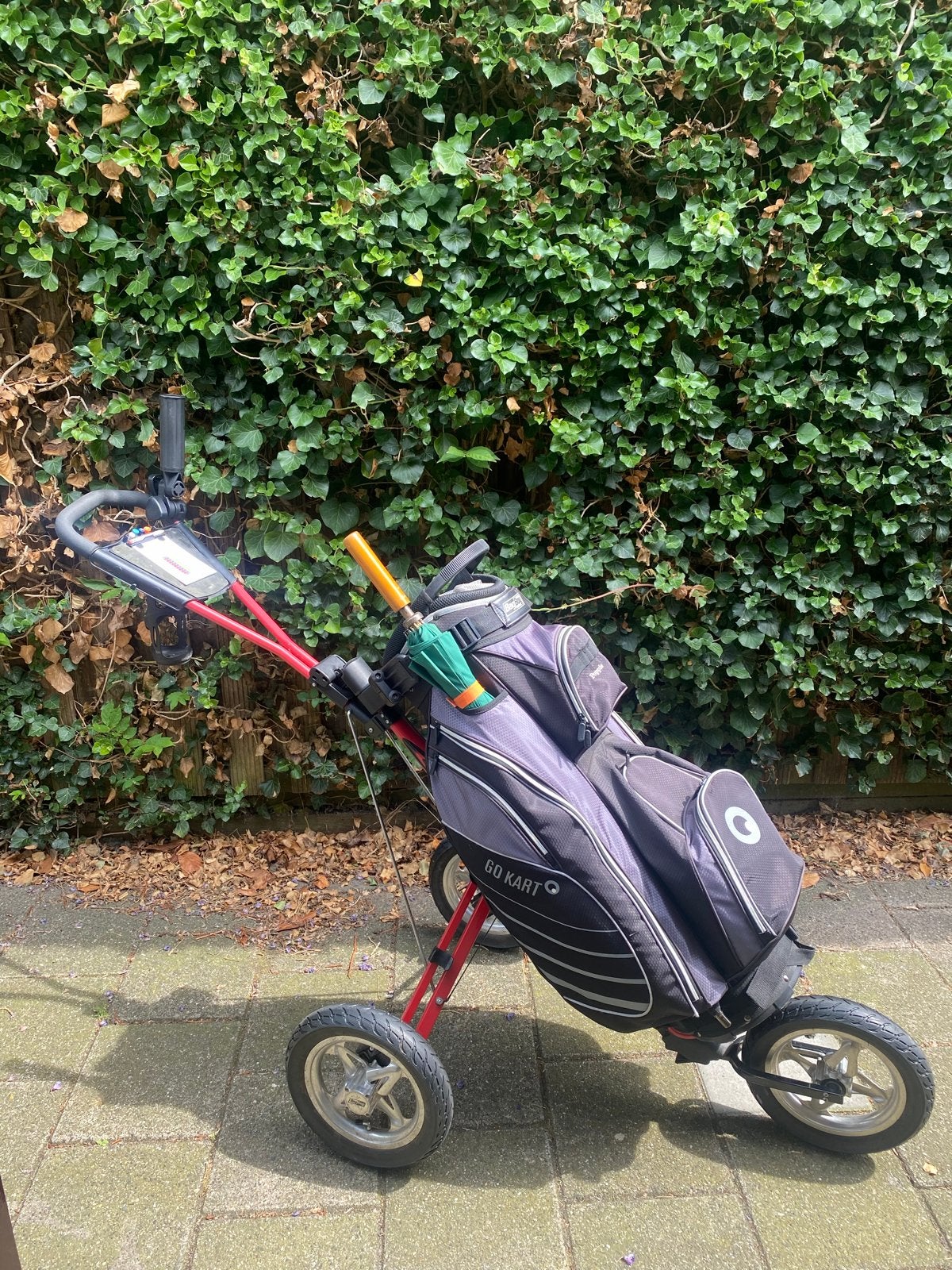 Bag Boy Golftrolley met Golftas - Zo goed als nieuw, Ophalen, Zo goed als nieuw, Golfkar, Overige merken