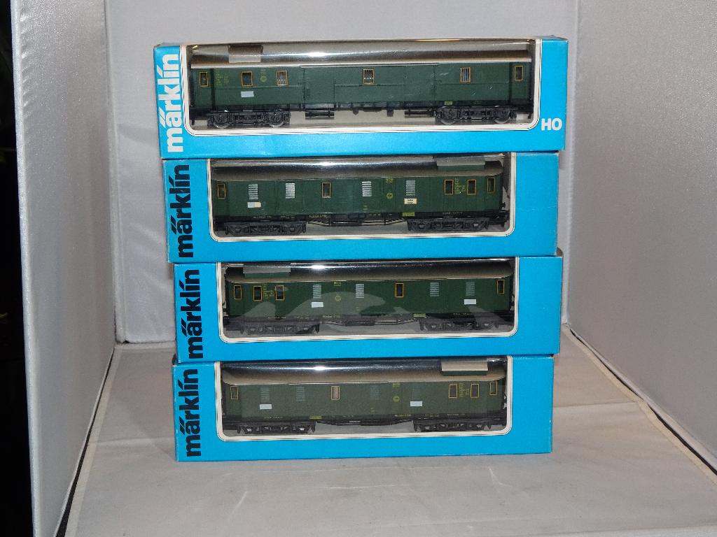 2 Marklin DRG bagagewagons 4137/4137 nieuw OVP (#AAA), Wisselstroom, Ophalen of Verzenden, Märklin, Nieuw