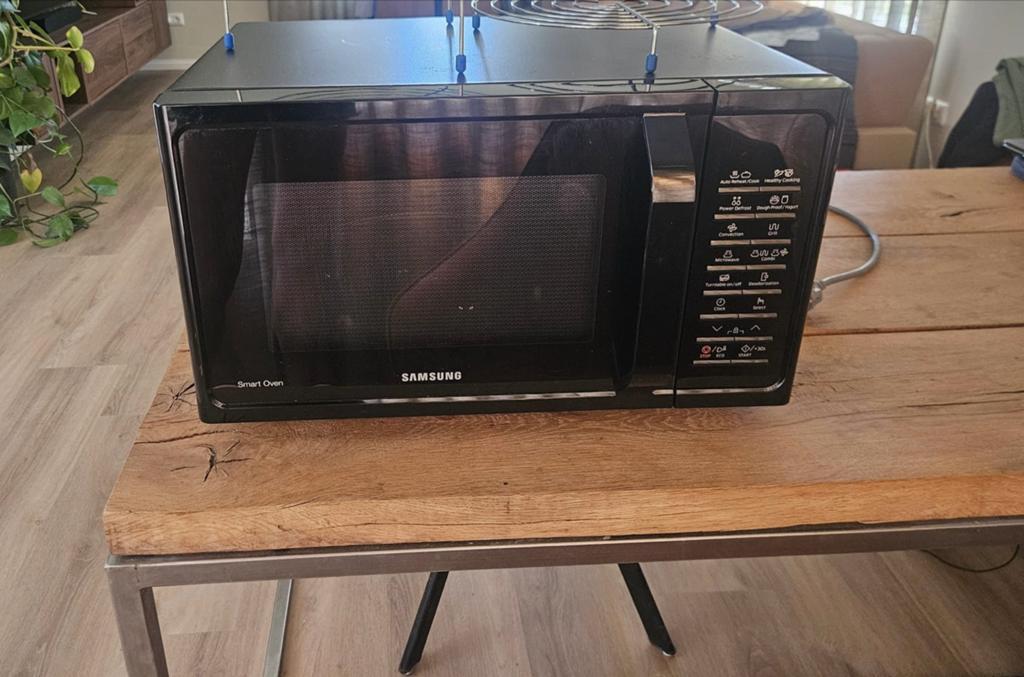 Samsung Smart Oven Combimagnetron met Grill en Hete Lucht, Combimagnetron, Gebruikt, Grill, Ophalen of Verzenden