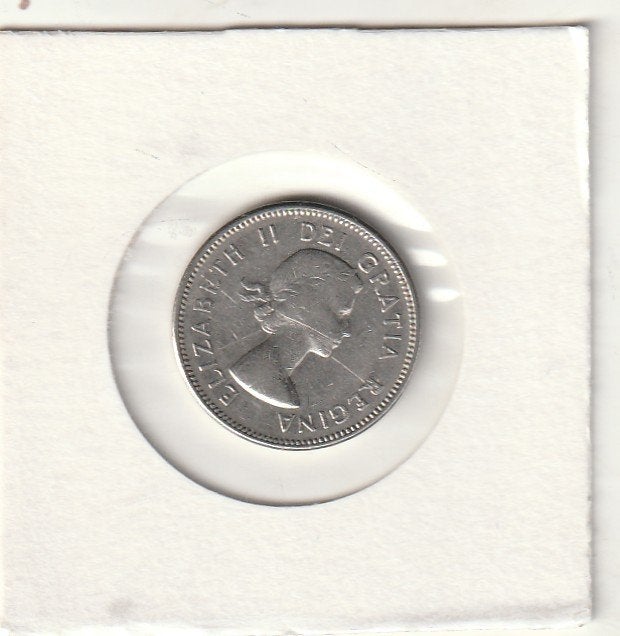 canada munten 5 cent 1964, Ophalen of Verzenden, Gebruikt