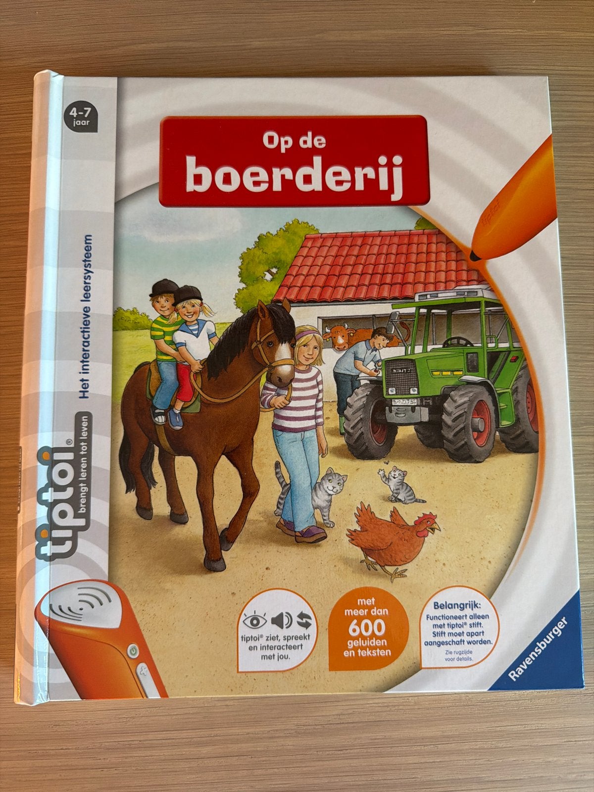 Tiptoi boek: Op de boerderij (excl. pen), Kinderen en Baby's, Ophalen of Verzenden, Gebruikt
