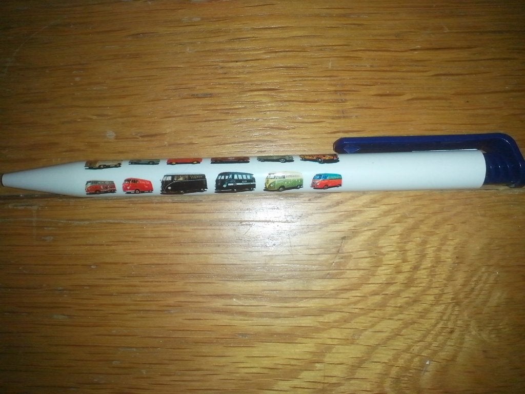Volkswagen VW T1 Transporter Bus Bulli pen, magneet, vlag, Ophalen of Verzenden, Zo goed als nieuw, Auto's