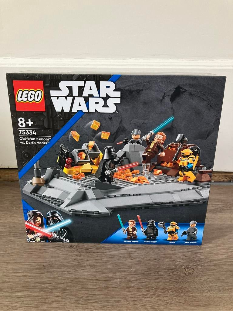 Lego star wars 75334 obi-wan kenobi vs darth vader nieuw, Star Wars, Lego, Nieuw, Ophalen of Verzenden