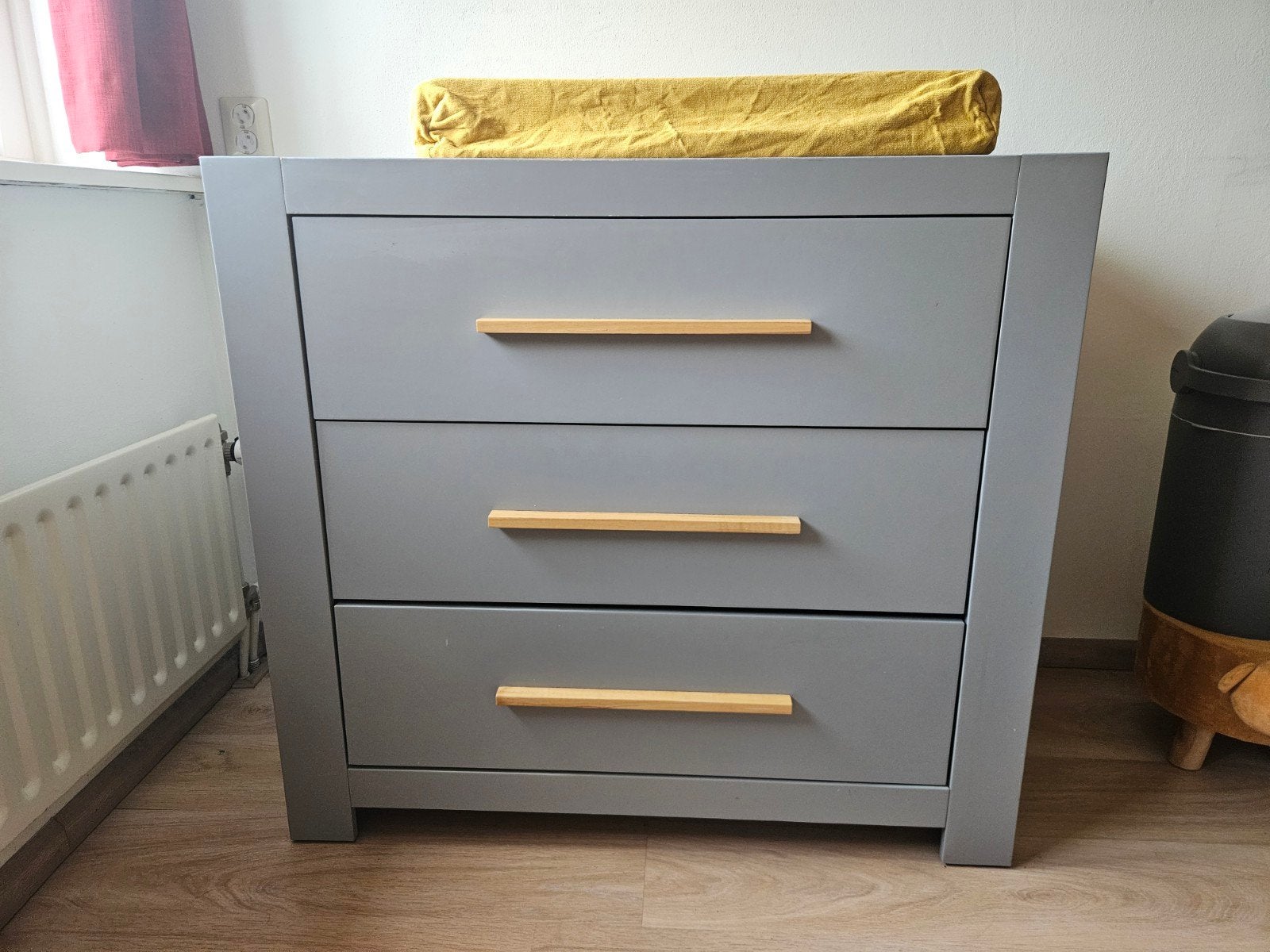 Europe Baby Monza Commode Grijs, Ophalen, Gebruikt, 50 tot 70 cm, 75 tot 100 cm