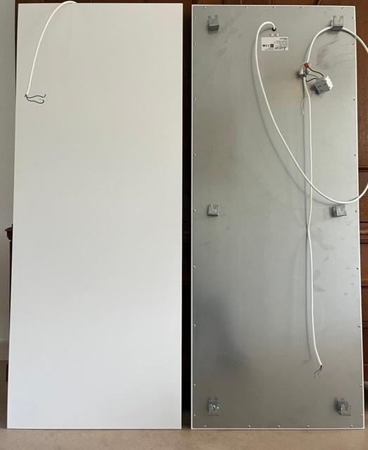 2 Infraroodpanelen 149,5 cm x 59,5 cm, Ophalen, Overige typen, Minder dan 60 cm, Zo goed als nieuw