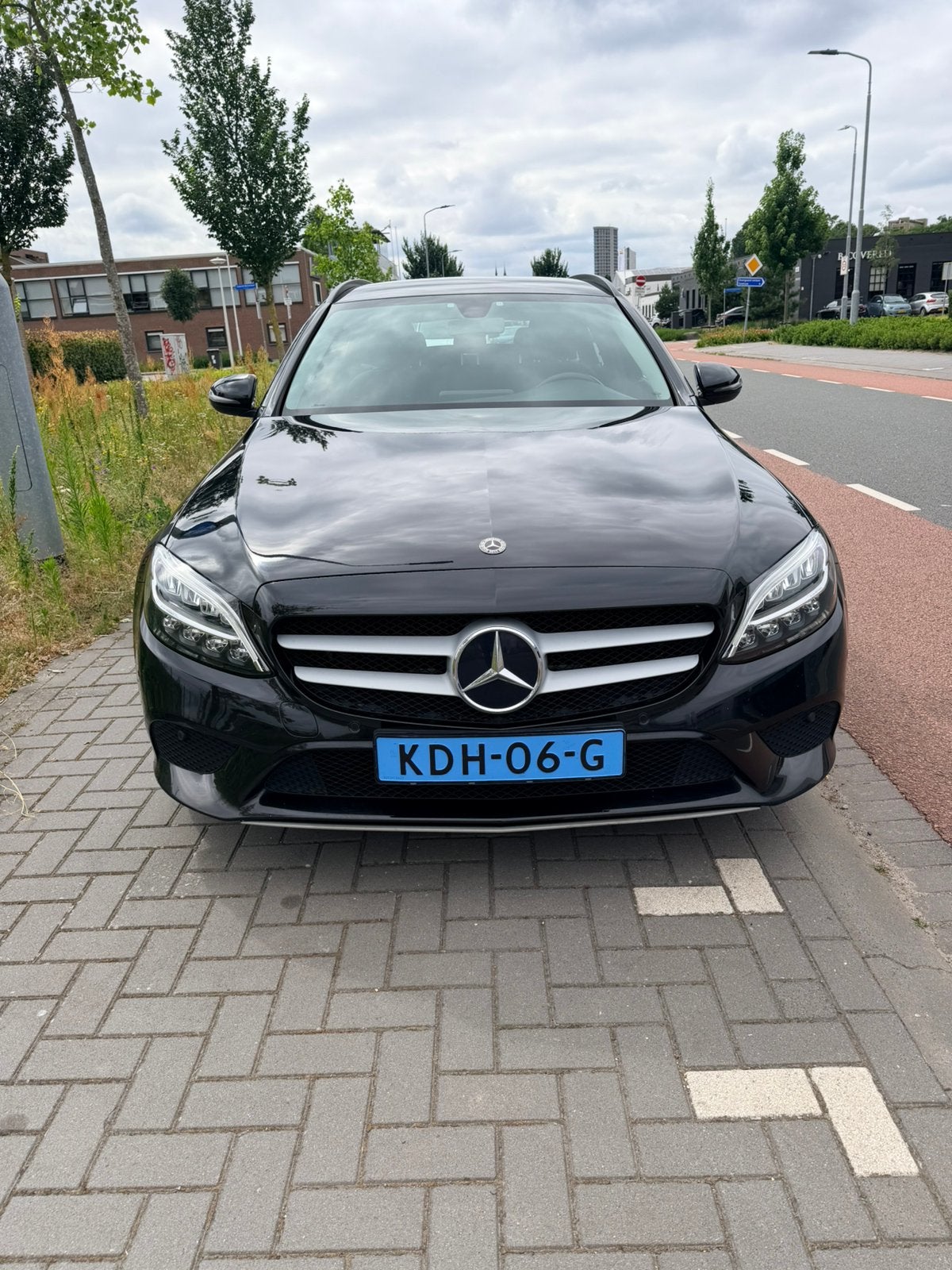 TAXİ Mercedes-Benz C-Klasse C180d 122pk 9G-TRONIC 2019 Zwart, Automaat, Achterwielaandrijving, 1800 kg, 4 cilinders